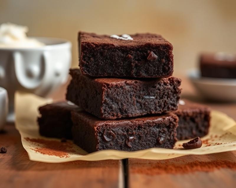Brownies made with Arista Dark Chocolate Blend