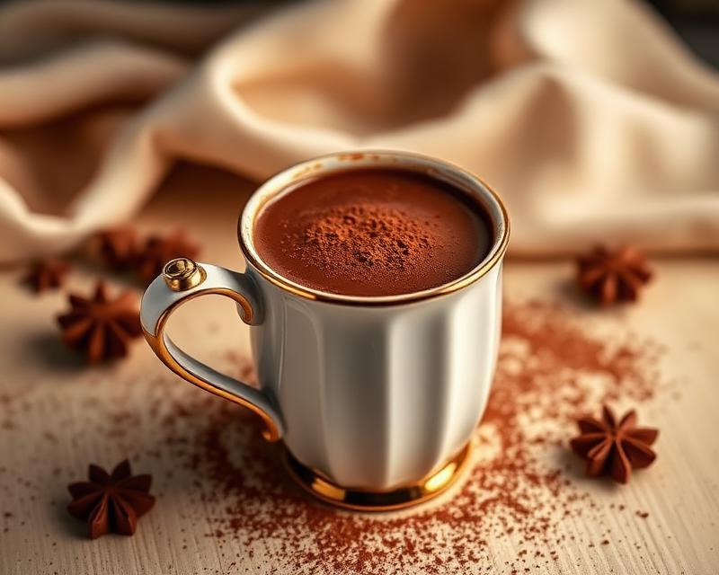 Hot Chocolate made with Arista Dark Chocolate Blend