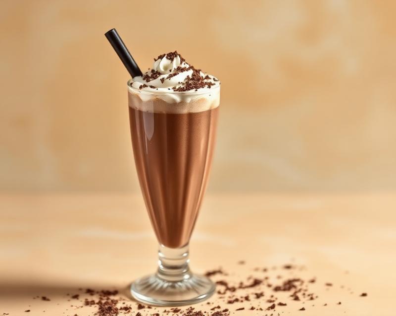 Milkshake made with Arista Dark Chocolate Blend